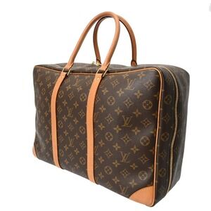 Louis Vuitton Canvas Boston Sirius Brown Bag Monogram
